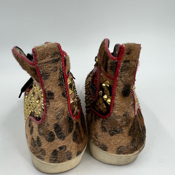 Christian Louboutin animal print spiked sneakers - Picture 7 of 8